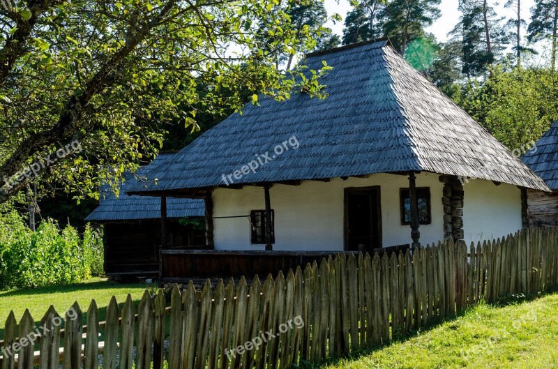 Traditional House Old Romanian Free Photos