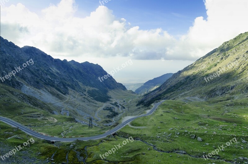 Transfagarasan Road Mountains Hight Free Photos