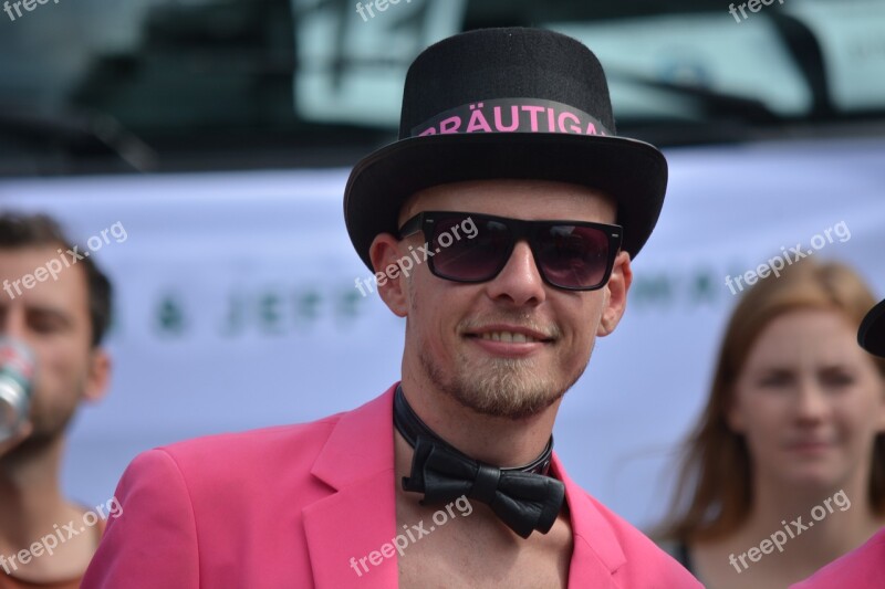 Human Man Gay Christopher Street Day Hamburg