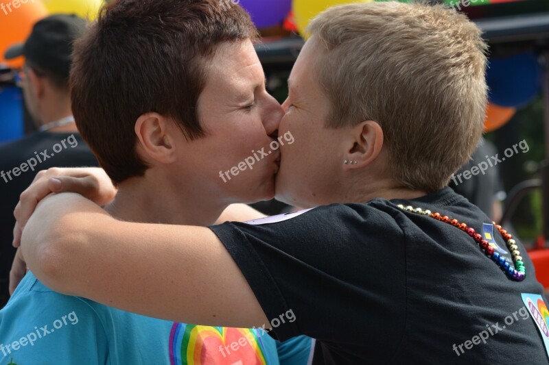 Human Woman Gay Christopher Street Day Hamburg