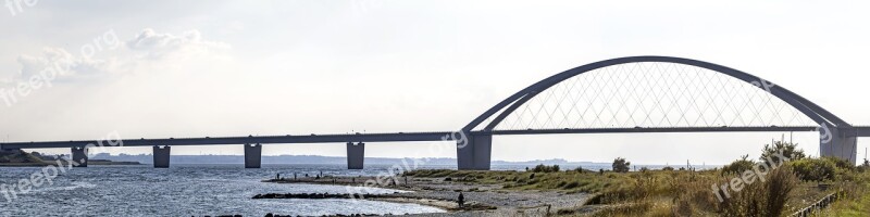 Fehmarnsund Bridge Fehmarn Fehmarnsund Bridge Baltic Sea