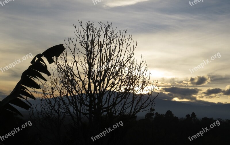 Landscape Sunset Mountains Armenia Free Photos