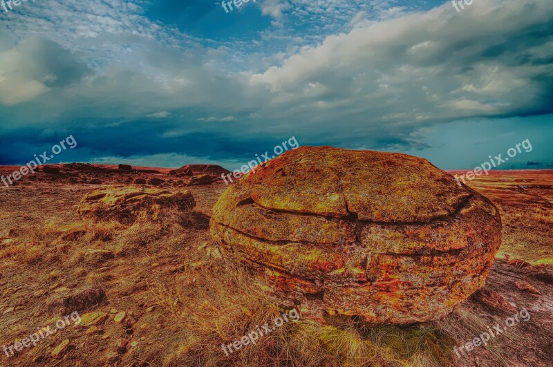 Rock Boulder Mountain Natural Geology