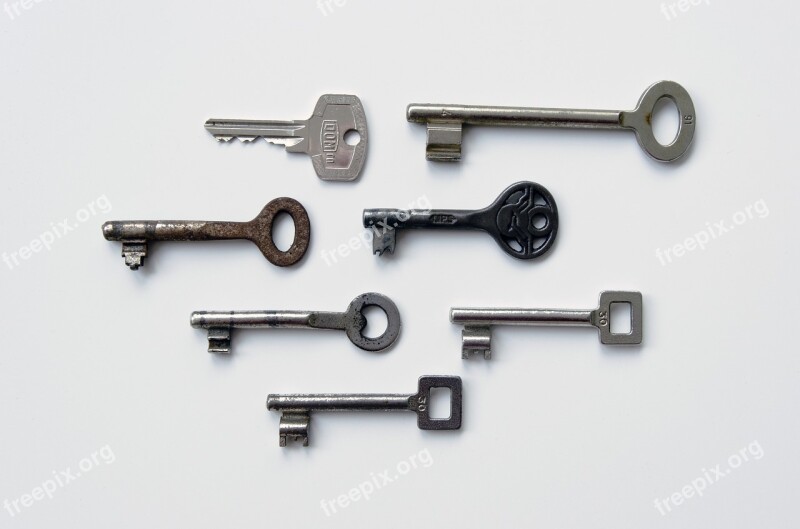 Keys Metal Security Lock Safety