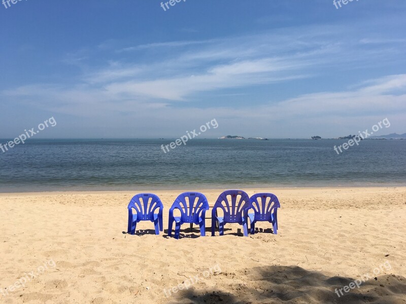 Beach Clear Static Chair Free Photos