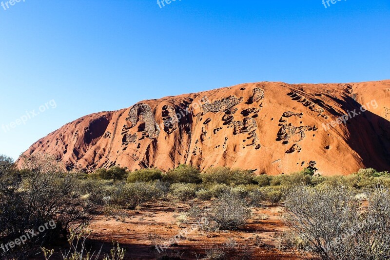 Uluru Australia Nature Travel Tourism