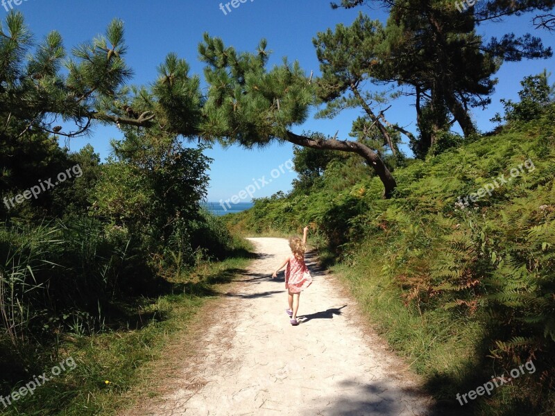 Beach Path Holiday Summer Child