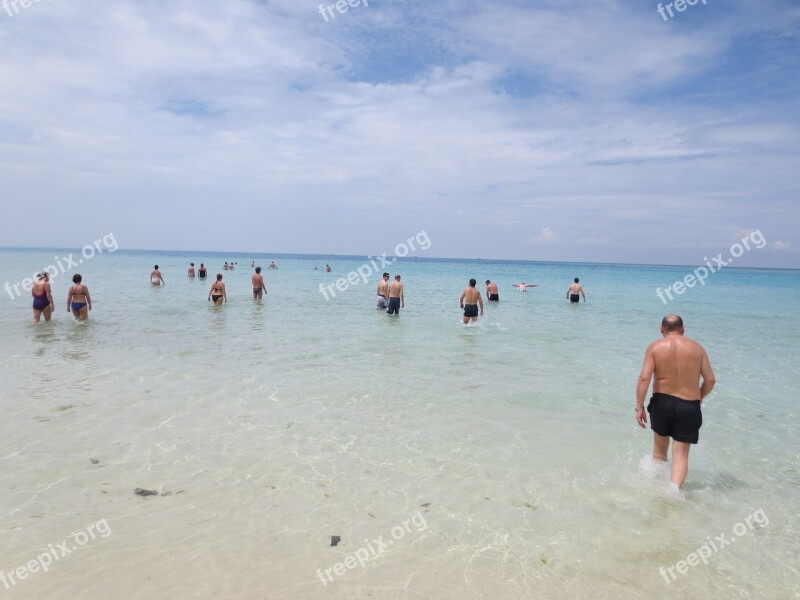 Sea Blue Water Holiday Horizon