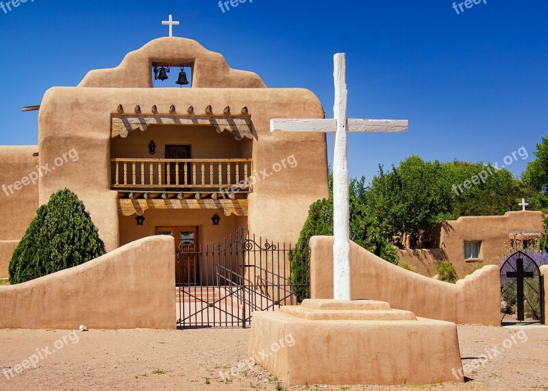 New Mexico Adobe Church Southwest