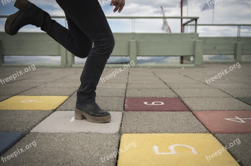 Hopscotch Game Numbers Free Photos