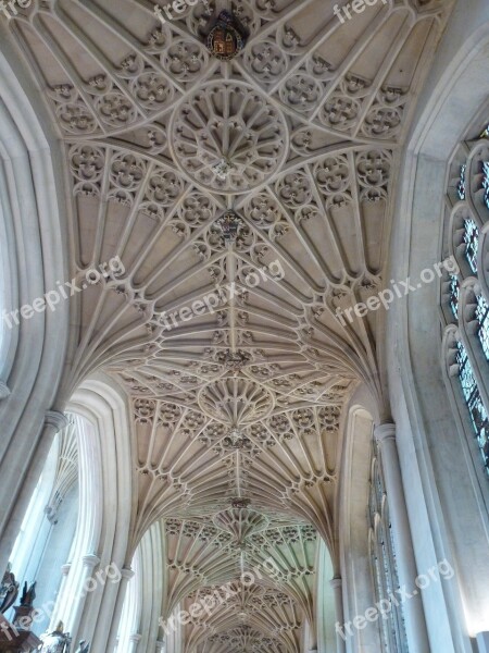 Bath Abbey England Churches Free Photos