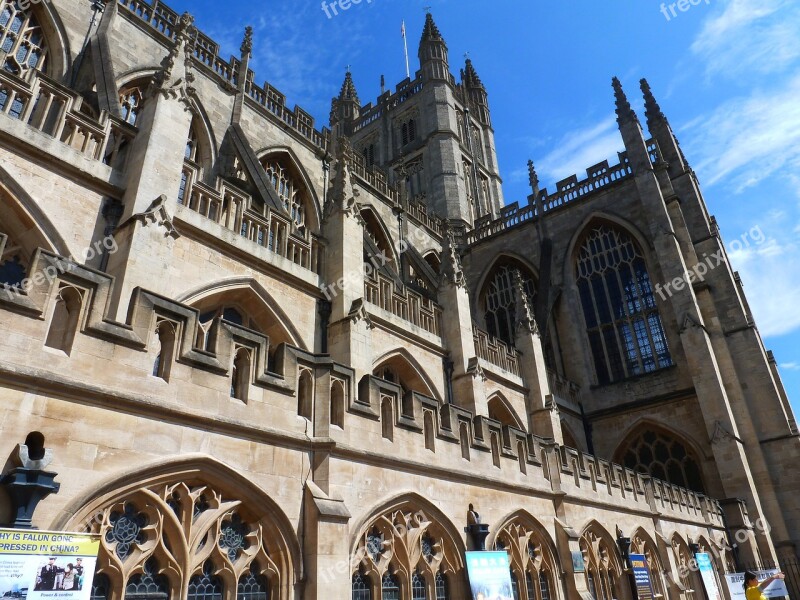 Bath Abbey England Churches Free Photos