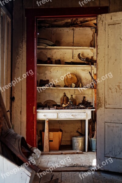 Inside House Ghost Town Berlin Nevada