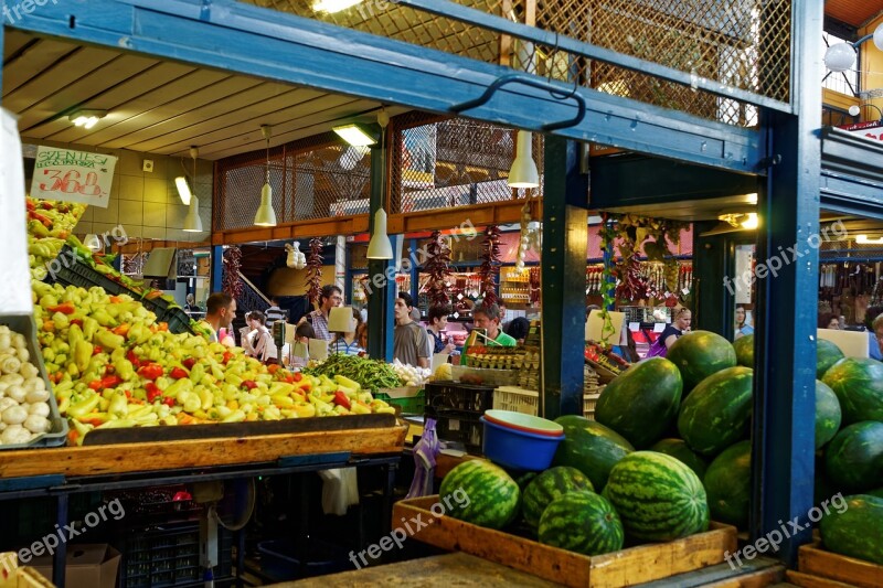 Vegetables Fruit Market Hall Budapest