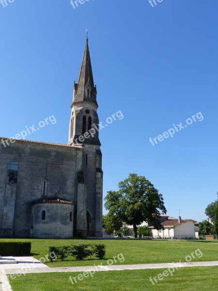 Church Arsac Médoc Village Sky