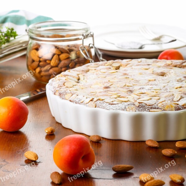 Apricot Frangipane Tart Almonds Lemon Thyme