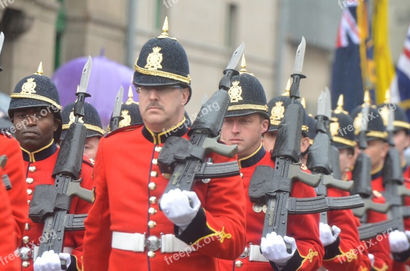 Army Guns Uniform Parade Military