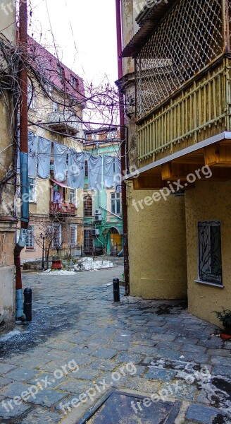 Odessa Yard Balcony Window Free Photos