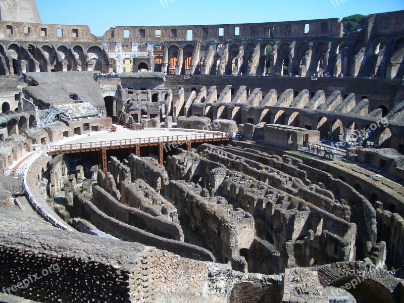 Rome Colosseum Italy Antiquity Arena