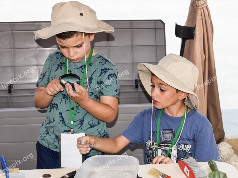 Little Archaeologists Explorers Education Kids Children