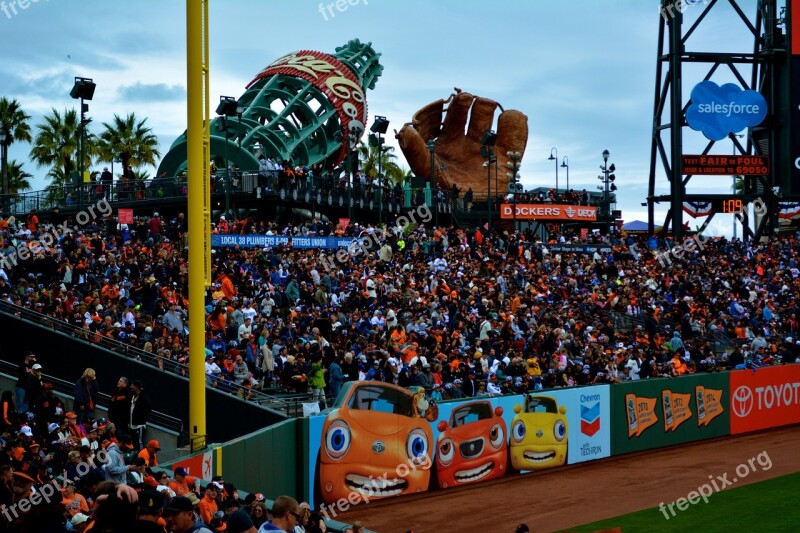 San Francisco Mccovey Cove Giants Baseball At T Park