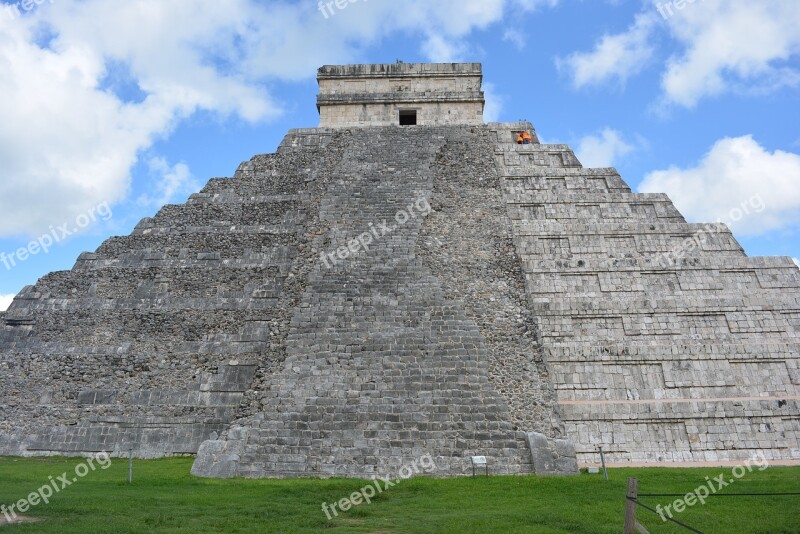 Kukulcan Chichenitza Mexico Free Photos