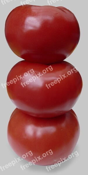 Tomato Beefsteak Tomato Stacked Grown Solanum Lycopersicum