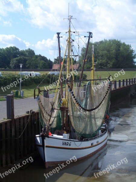 North Sea Dangast Fishing Vessel Free Photos