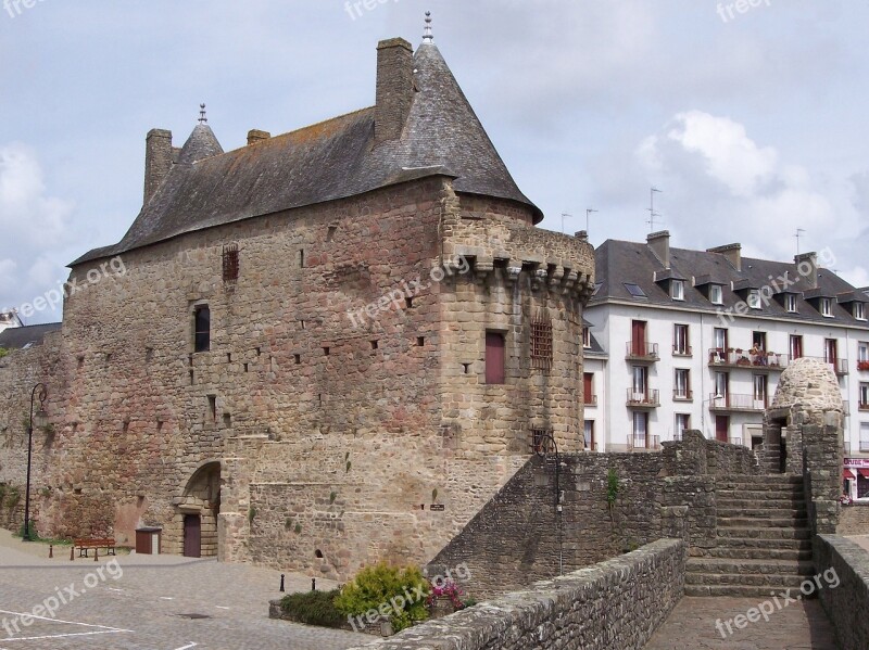 Castle Hennebont Morbihan Free Photos