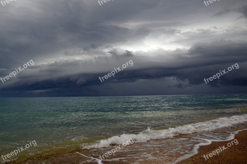 Sea Bad Weather Sorrow Free Photos