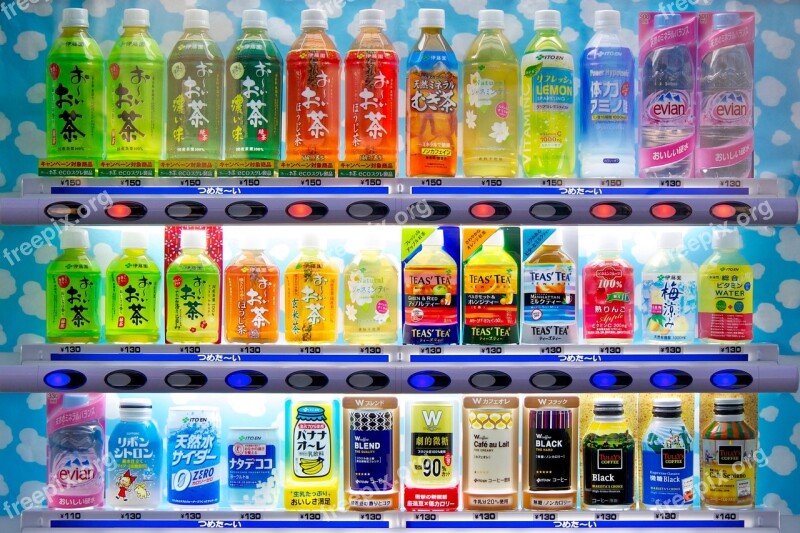 Soda Vending Machine Japan Vending Drink