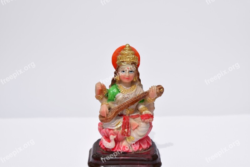 Saraswati India Goddess Hindu Religion Free Photos