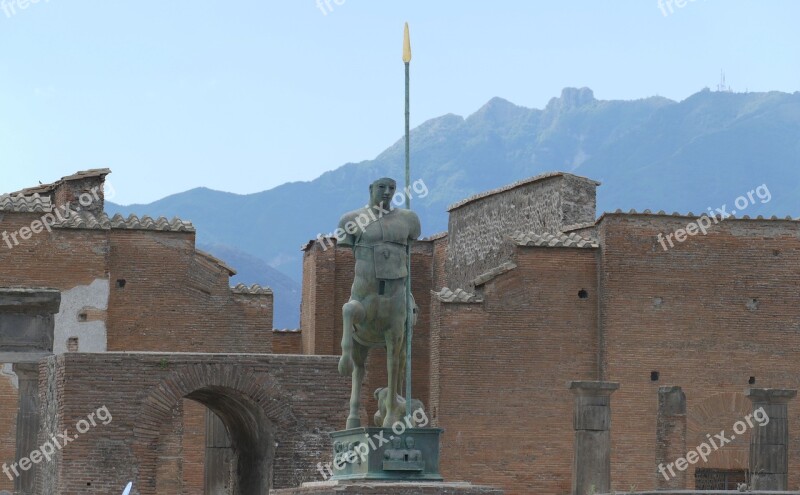 Pompeii Naples Unesco World Heritage Site Historically Antiquity