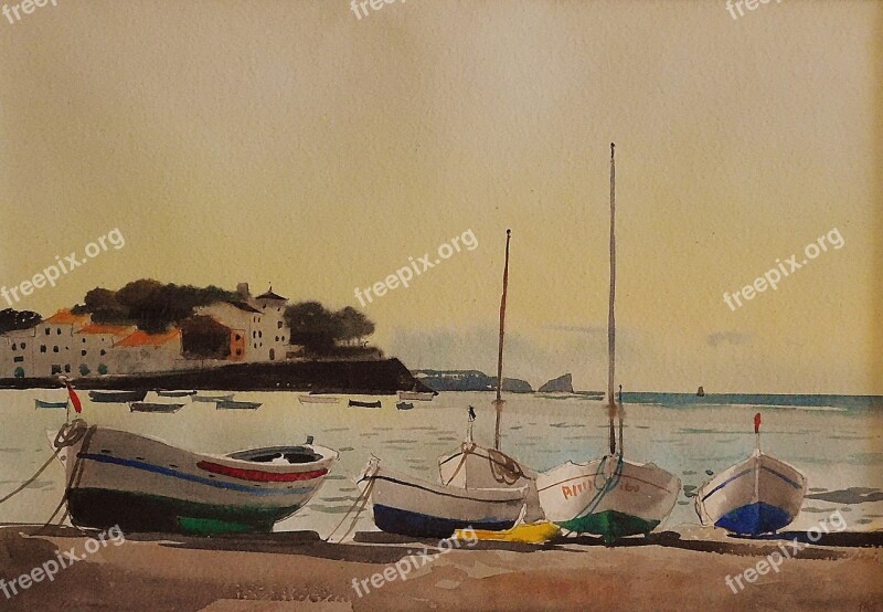 Art Marina Watercolor Lloveras Museum Deu