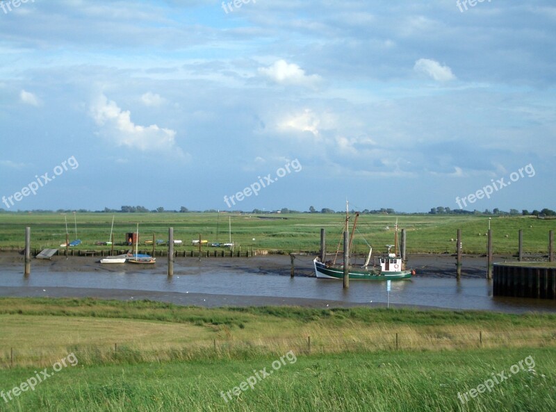 North Sea Port Varel Boat Coast