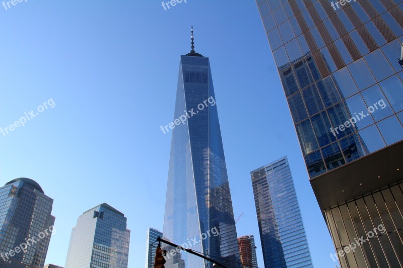 World Trade Centre Wtc Us Manhattan Downtown