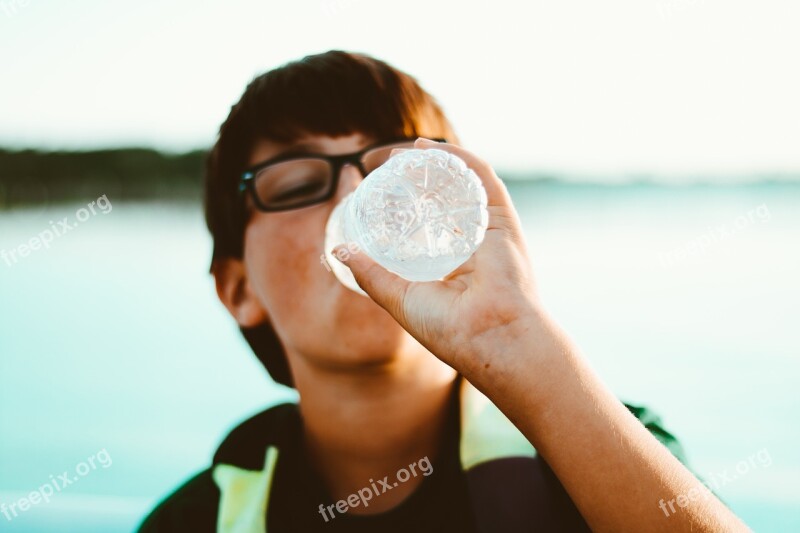 Water Boy Happy Hydration Childhood