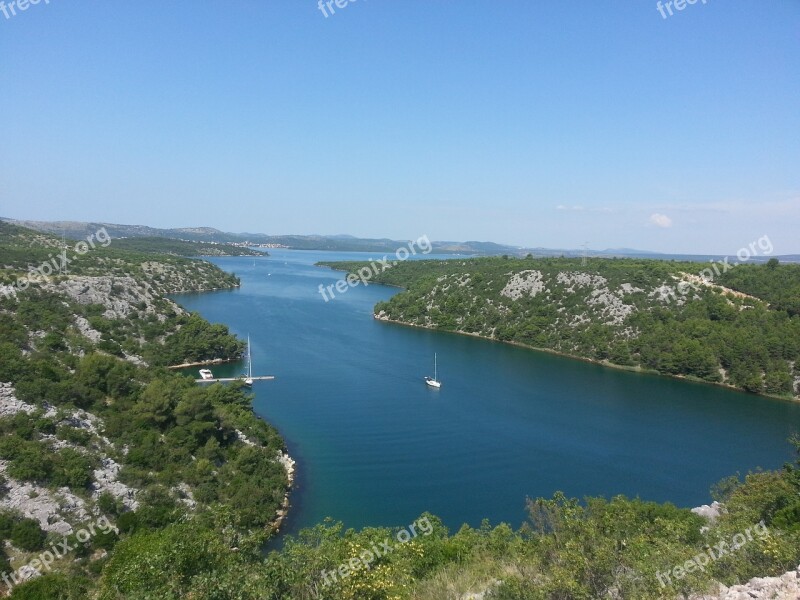 Adriatic Sea Croatia Skradin Sea Adriatic