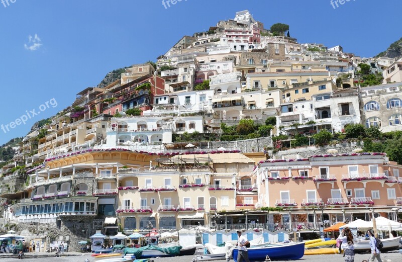 Amalfi Positano Picturesque Mediterranean Italy