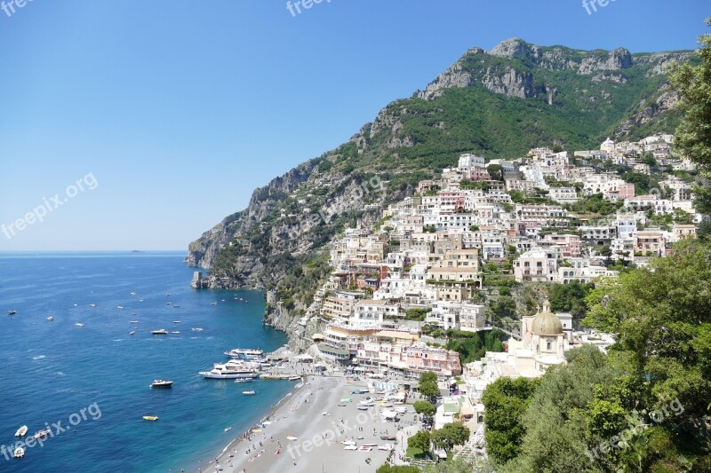 Amalfi Positano Picturesque Mediterranean Italy