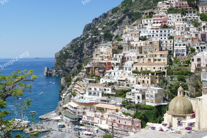 Amalfi Positano Picturesque Mediterranean Italy