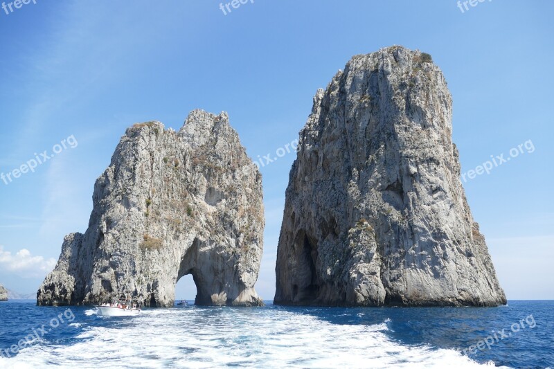 Capri Italy Mediterranean Coast Island