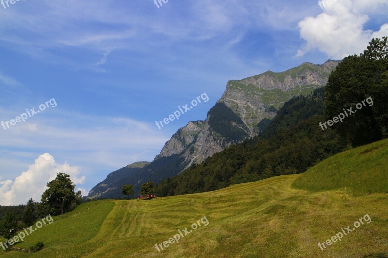 S Mountain Swiss Alps Heidi Village