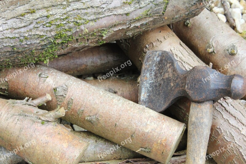 Tool Axe Hatchet Timber Wood