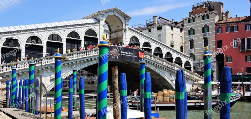 Venice Rialto Bridge Italian Architecture