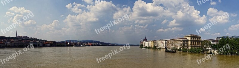 Danube Budapest Hungary River Architecture