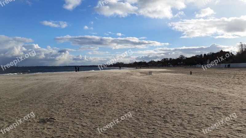 Sea Sand Beach The Baltic Sea Summer