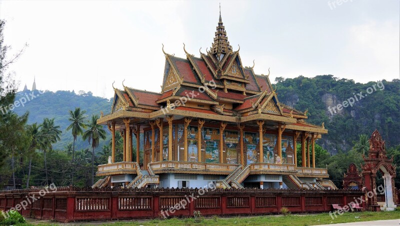 Temple Buddhist Religion Asia Travel