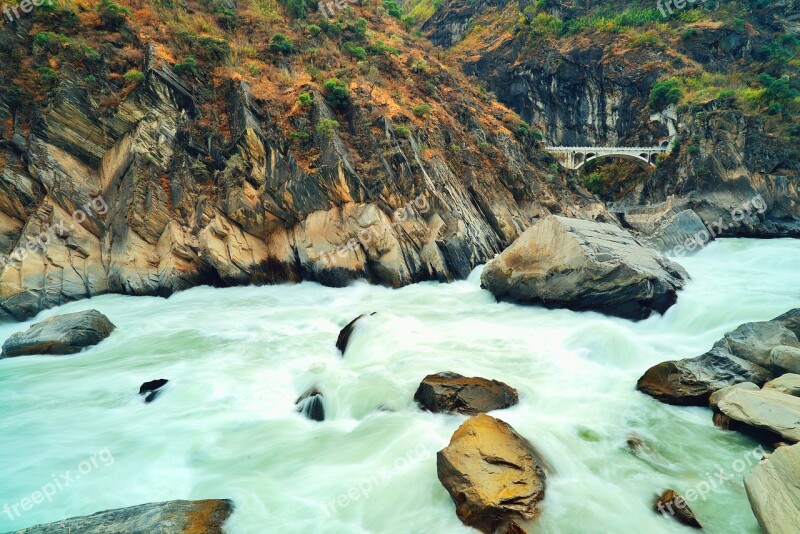 River Water Flow Rushing Free Photos