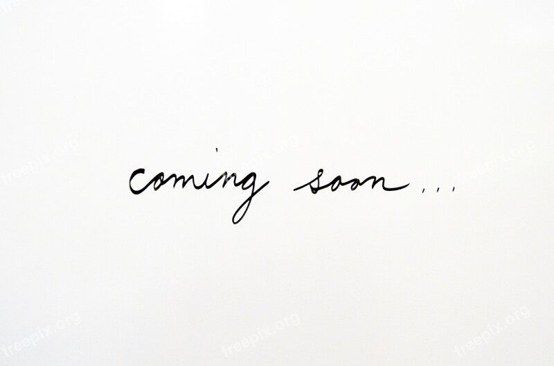 Coming Soon Coming Soon Message Announce